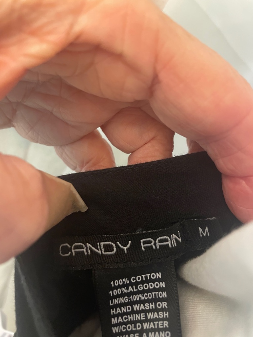 Candy Rain Black Embroidered Skirt - Women Size M, Waist 30”, Length 19” cotton - Picture 3 of 8